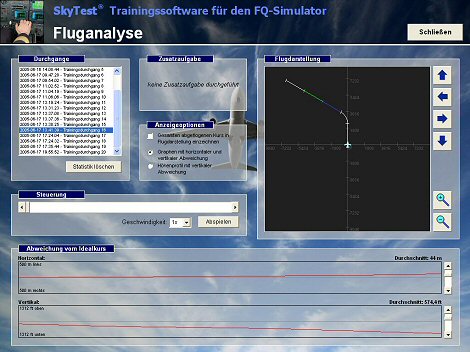 FQ-Simulator Fluganalyse 470